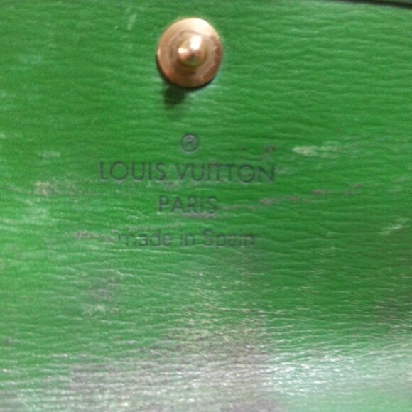 Vintage LV Louis Vuitton Epi Leather Green Key Holder Case Unisex Women's Men's - Picture 15 of 16